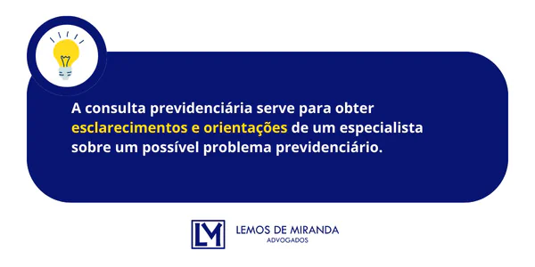 O que é consulta previdenciária