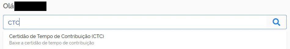 CTC (Certidão de Tempo de Contribuição) Meu INSS