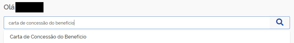 Pesquisa Carta de Concessão do Benefício Meu INSS