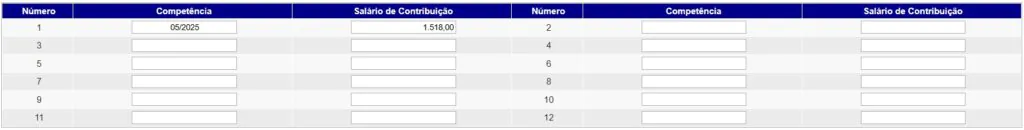 Codigo de Pagamento SAL